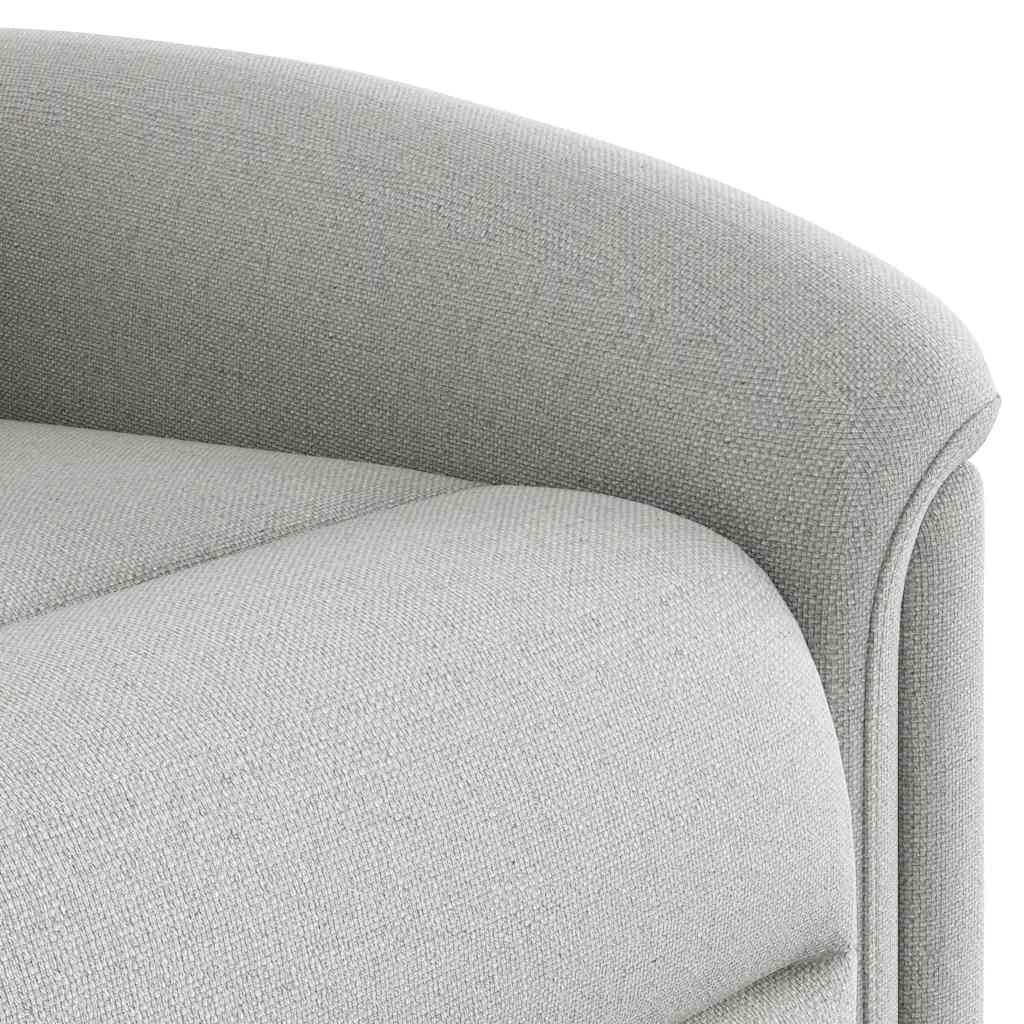 Fauteuil inclinable gris nuage tissu