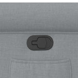 Fauteuil inclinable Gris clair Tissu