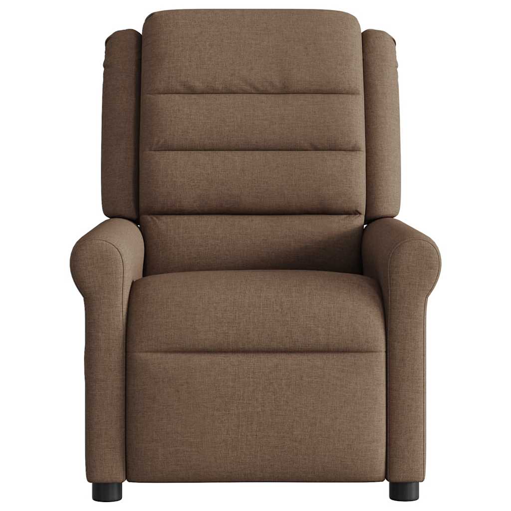 Fauteuil inclinable Marron Tissu