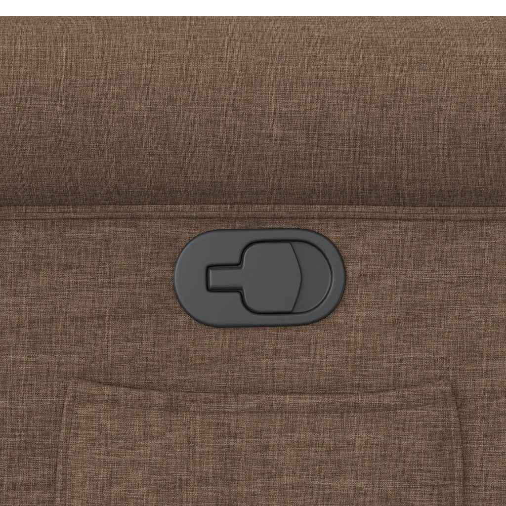 Fauteuil inclinable Marron Tissu