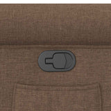 Fauteuil inclinable Marron Tissu