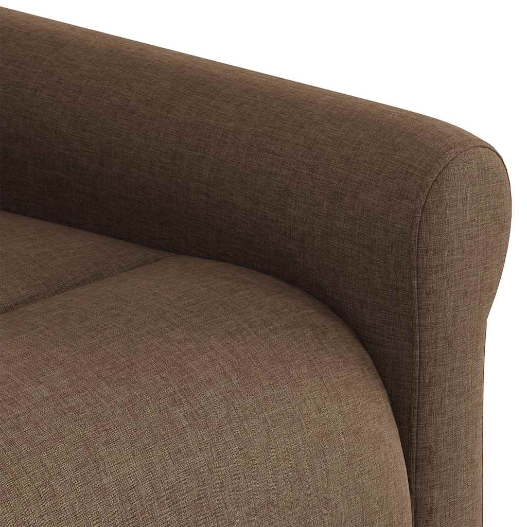 Fauteuil inclinable Marron Tissu