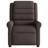 Fauteuil inclinable Marron foncé Tissu