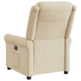 Fauteuil inclinable Crème Tissu