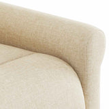 Fauteuil inclinable Crème Tissu