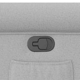 Fauteuil inclinable gris nuage tissu