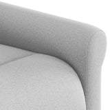 Fauteuil inclinable gris nuage tissu