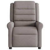Fauteuil de massage inclinable Taupe Tissu