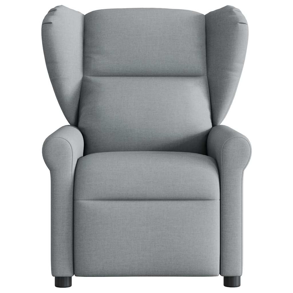 Fauteuil inclinable Gris clair Tissu