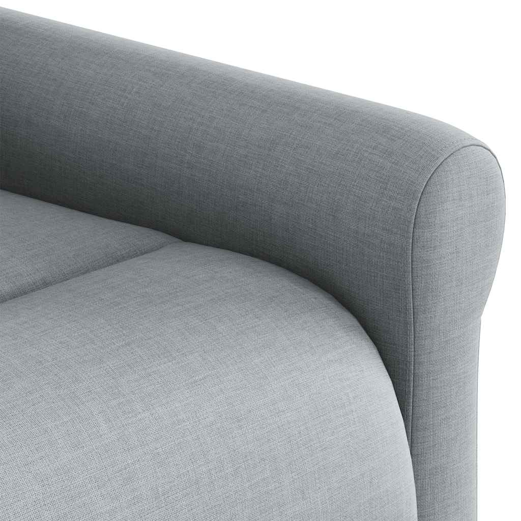 Fauteuil inclinable Gris clair Tissu