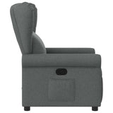 Fauteuil inclinable Gris foncé Tissu