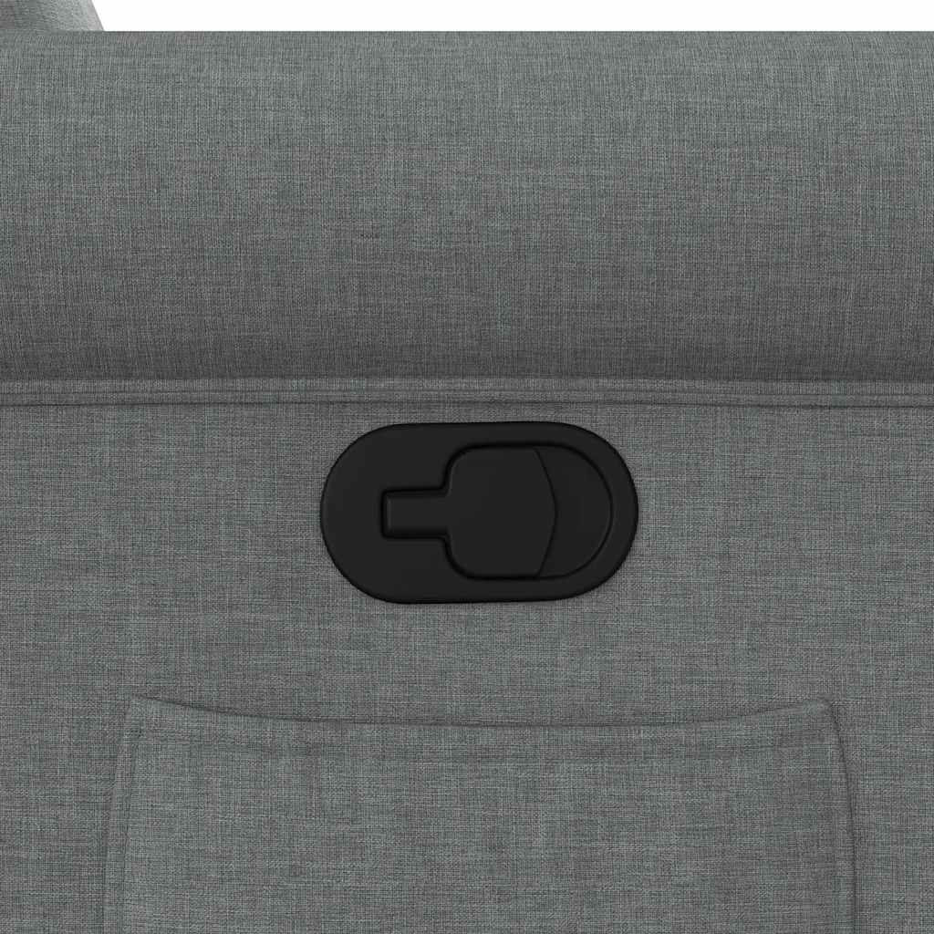 Fauteuil inclinable Gris foncé Tissu