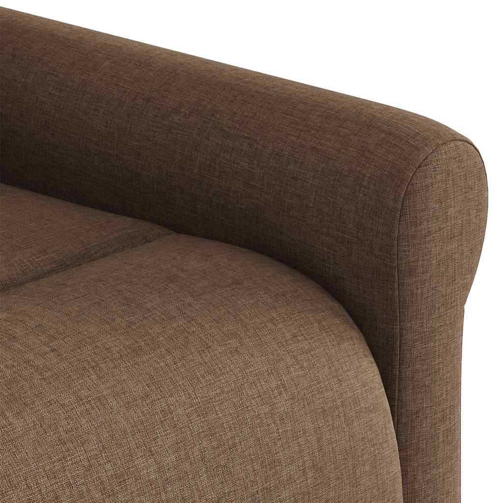 Fauteuil inclinable Marron Tissu