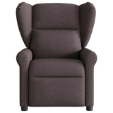 Fauteuil inclinable Marron foncé Tissu