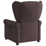 Fauteuil inclinable Marron foncé Tissu