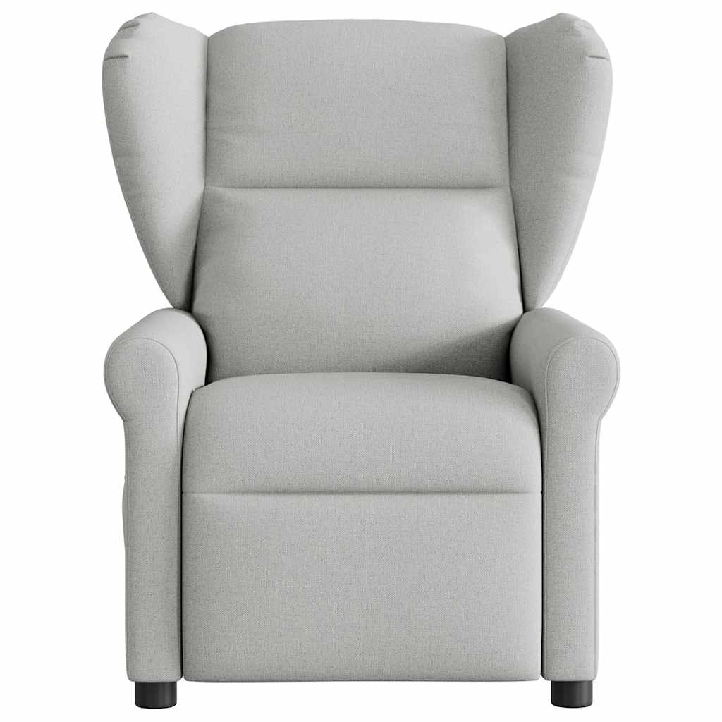 Fauteuil inclinable gris nuage tissu