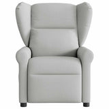 Fauteuil inclinable gris nuage tissu