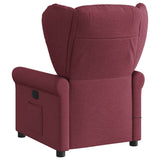 Fauteuil de massage inclinable Rouge bordeaux Tissu
