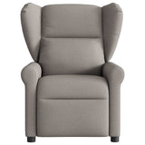 Fauteuil de massage inclinable Taupe Tissu
