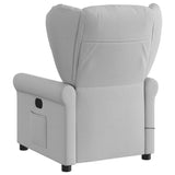 Fauteuil de massage inclinable gris nuage tissu