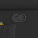 Fauteuil de massage Noir Similicuir brillant