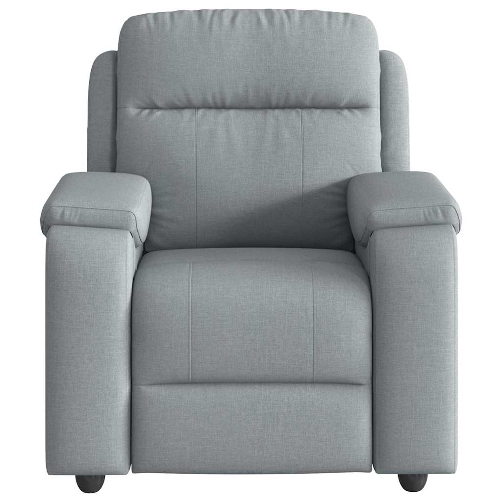 Fauteuil inclinable Gris clair Tissu