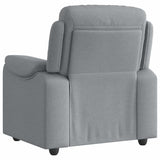 Fauteuil inclinable Gris clair Tissu