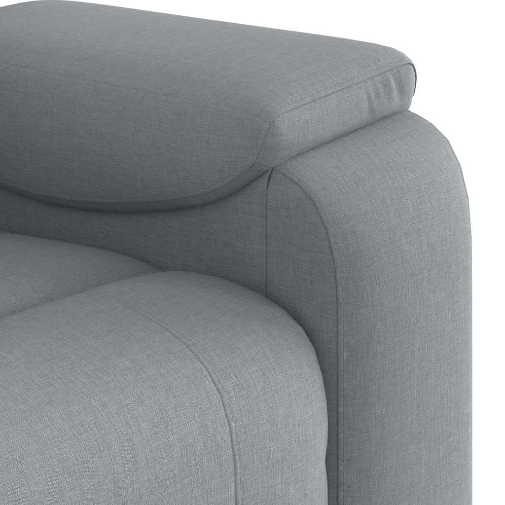 Fauteuil inclinable Gris clair Tissu