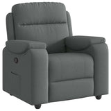 Fauteuil inclinable Gris foncé Tissu