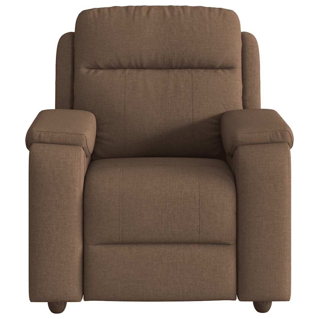 Fauteuil inclinable Marron Tissu