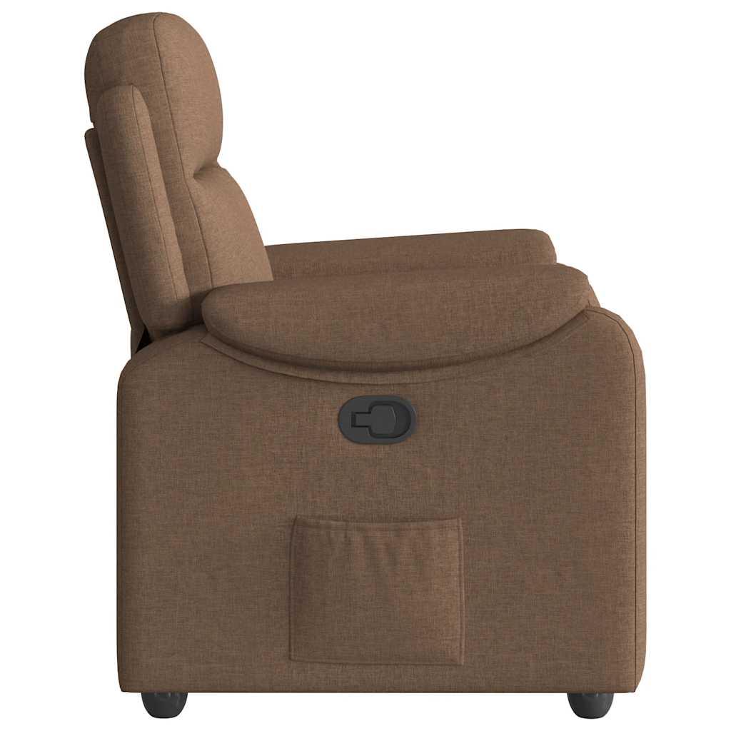Fauteuil inclinable Marron Tissu