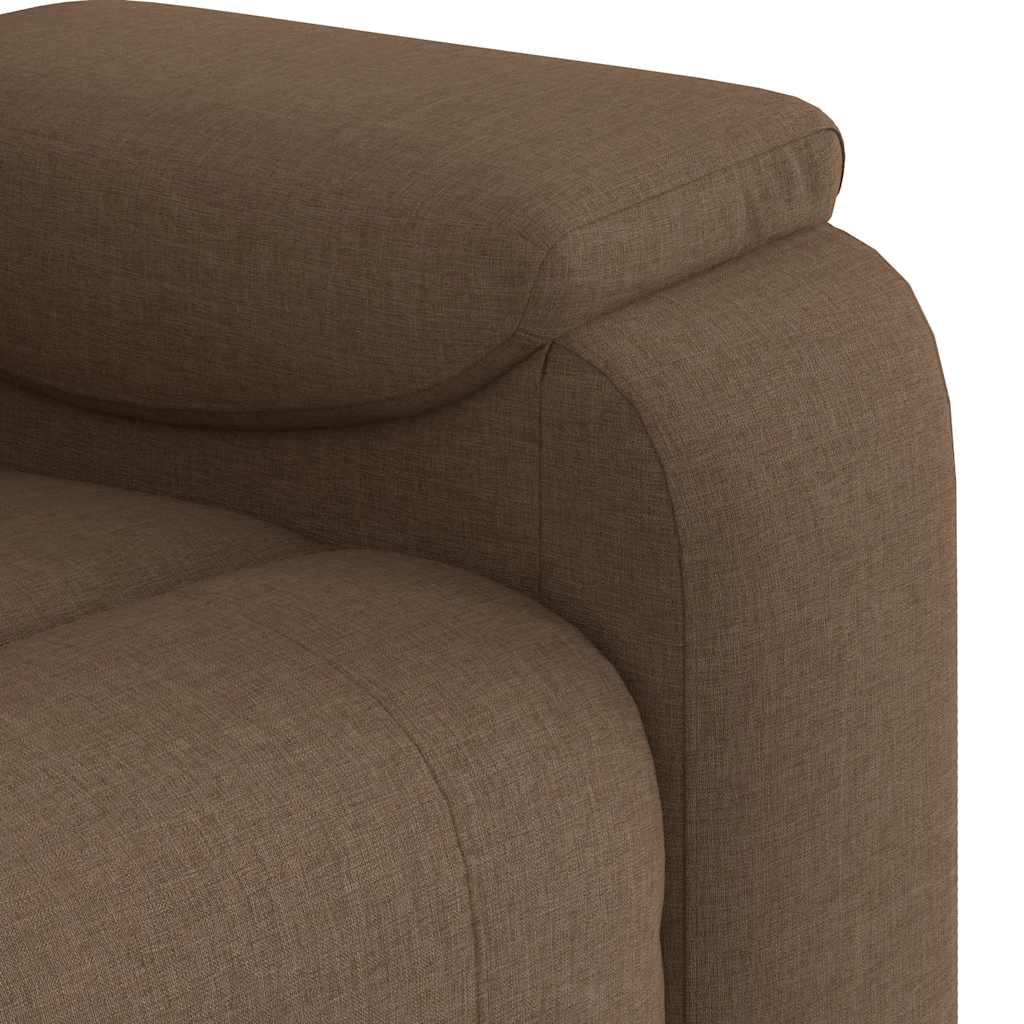 Fauteuil inclinable Marron Tissu