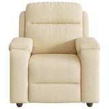 Fauteuil inclinable Crème Tissu