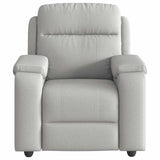 Fauteuil inclinable gris nuage tissu
