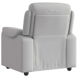 Fauteuil inclinable gris nuage tissu