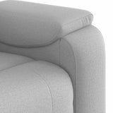 Fauteuil inclinable gris nuage tissu