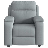 Fauteuil de massage inclinable Gris clair Tissu