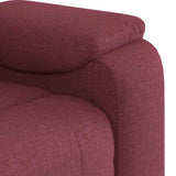 Fauteuil de massage inclinable Rouge bordeaux Tissu