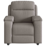 Fauteuil de massage inclinable Taupe Tissu
