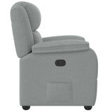 Fauteuil inclinable Gris clair Tissu