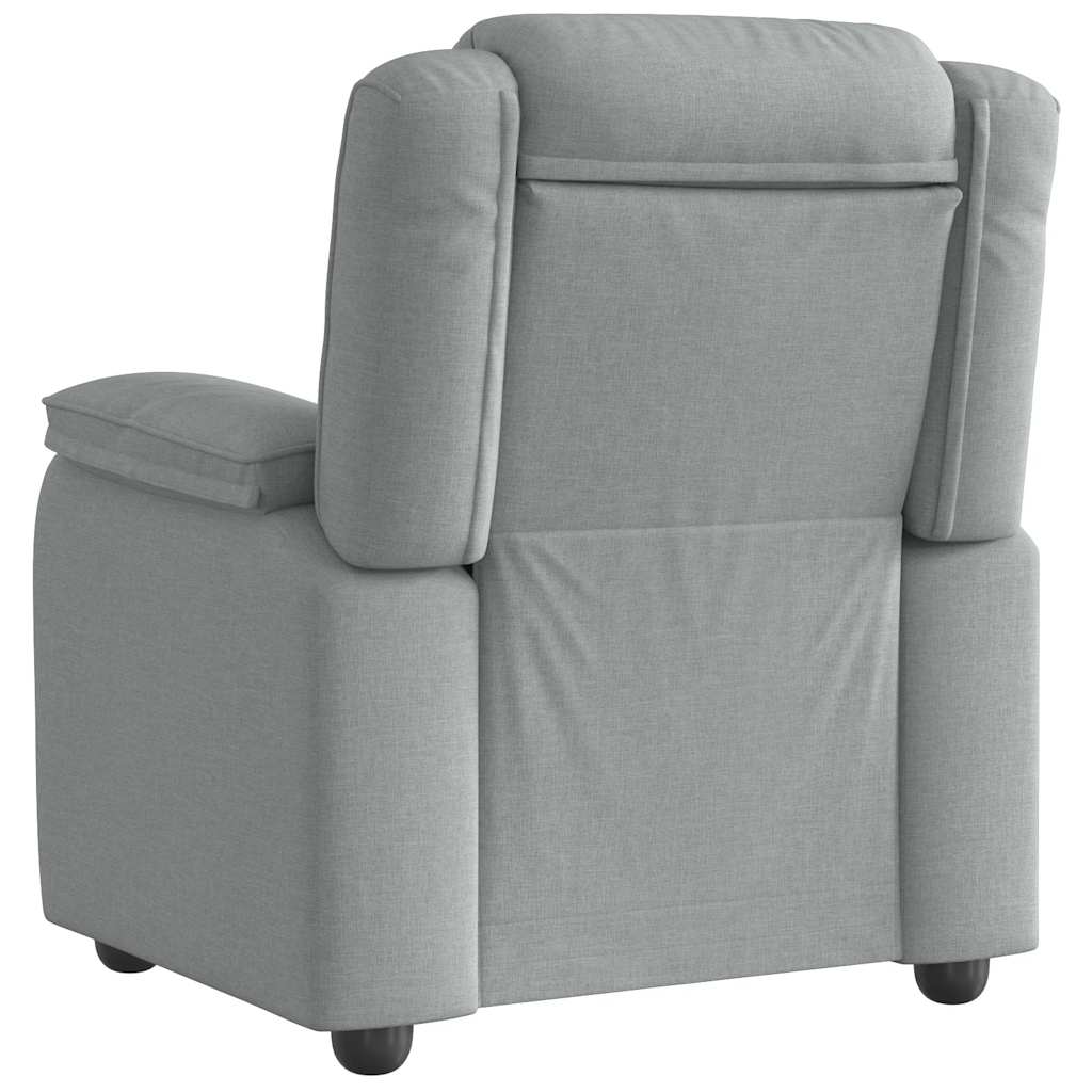 Fauteuil inclinable Gris clair Tissu