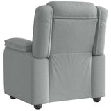 Fauteuil inclinable Gris clair Tissu