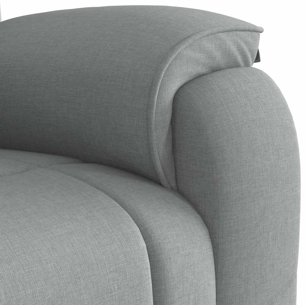 Fauteuil inclinable Gris clair Tissu
