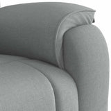 Fauteuil inclinable Gris clair Tissu