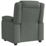 Fauteuil inclinable Gris foncé Tissu