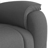 Fauteuil inclinable Gris foncé Tissu