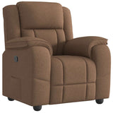 Fauteuil inclinable Marron Tissu