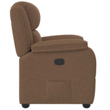 Fauteuil inclinable Marron Tissu