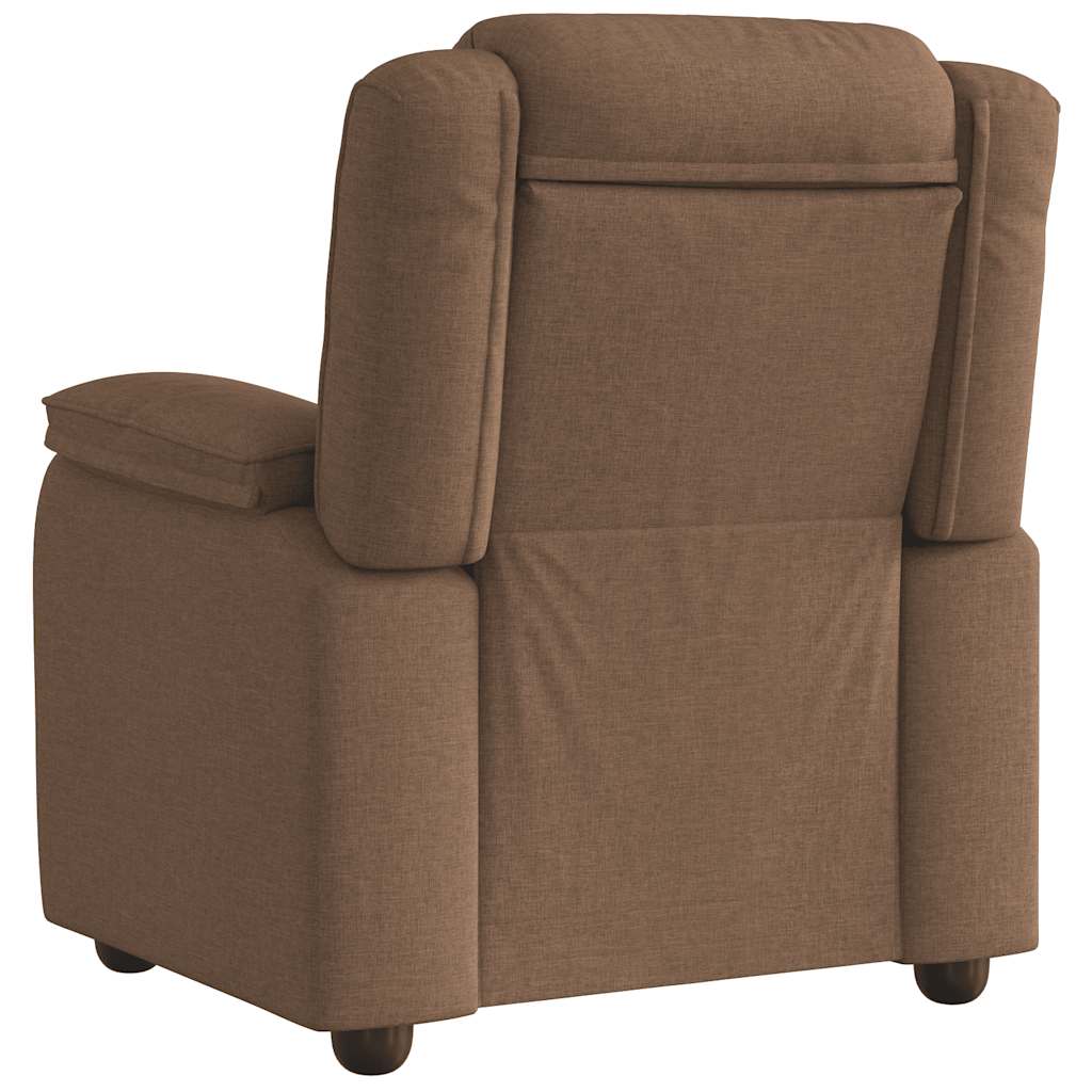 Fauteuil inclinable Marron Tissu