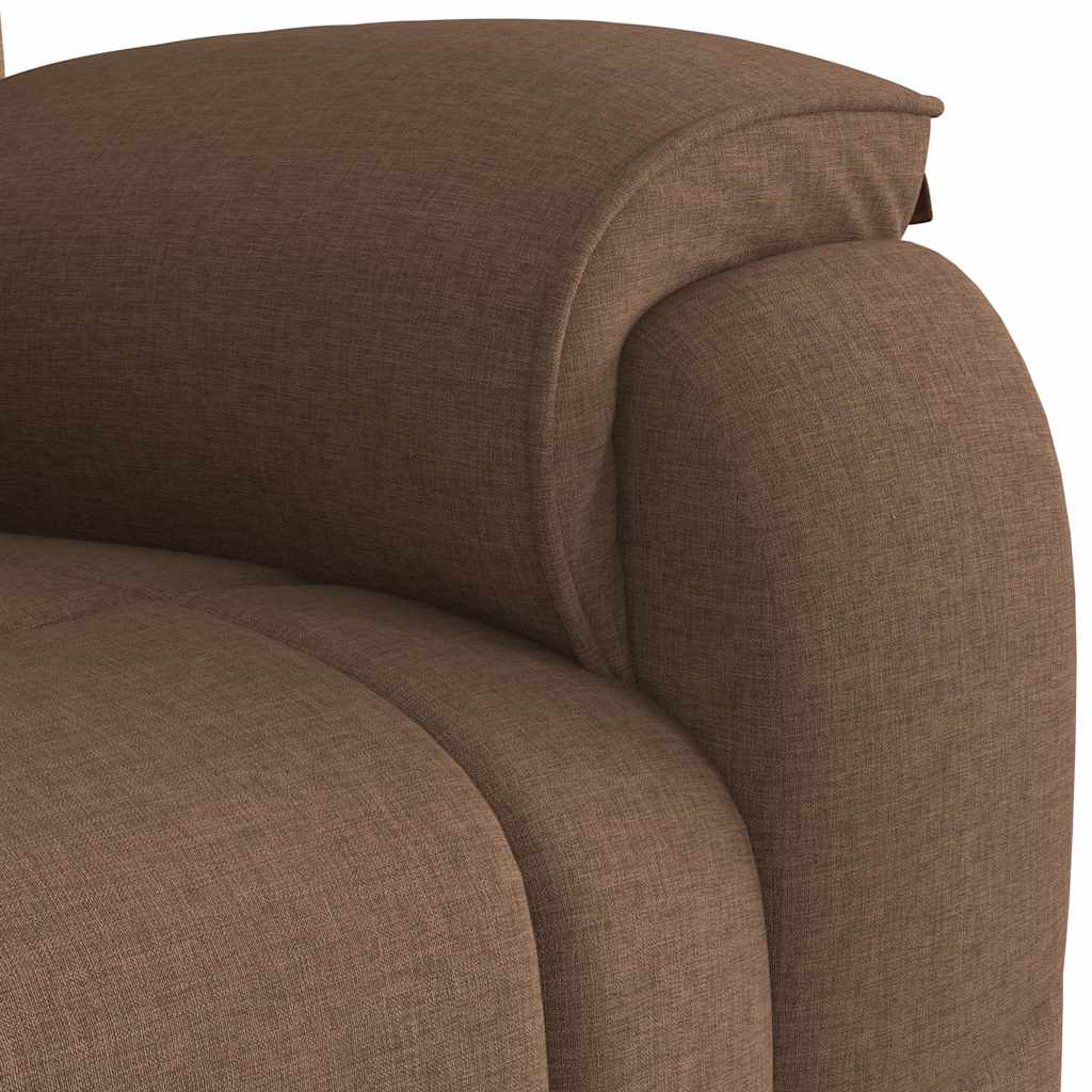 Fauteuil inclinable Marron Tissu